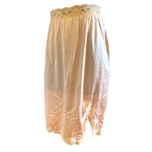 Vintage Vassarette Half Slip with Lace Detail